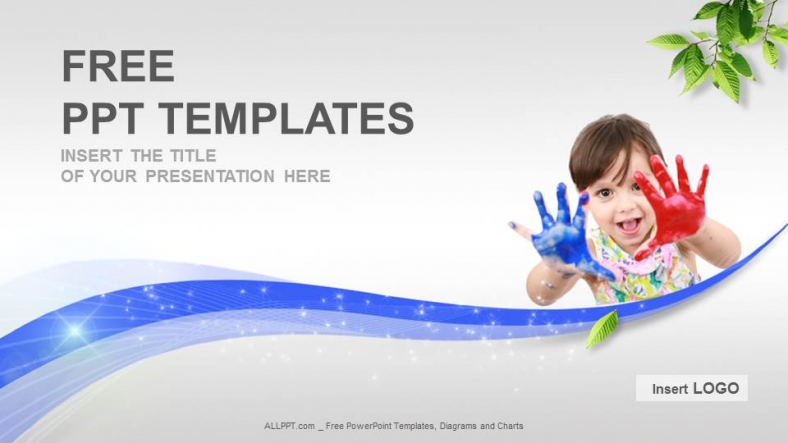 Painted Hands Education PowerPoint Templates + Download Free