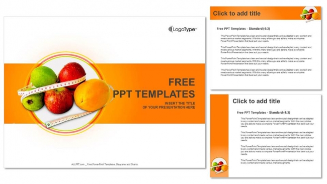 Diet And Nutrition PowerPoint Templates