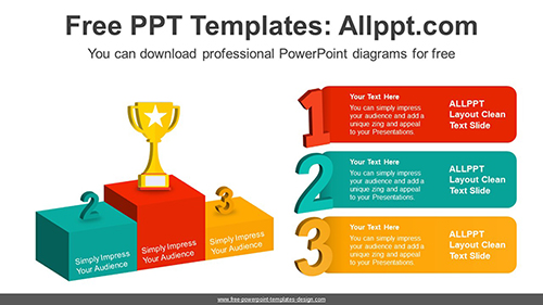 Free PowerPoint Stair and Step Diagrams