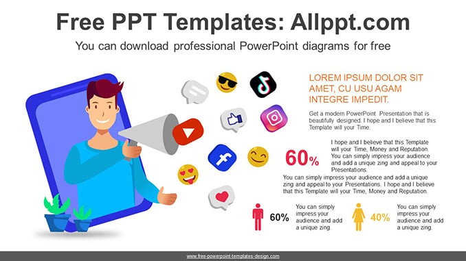 Social Media People PowerPoint Diagram-posting-image